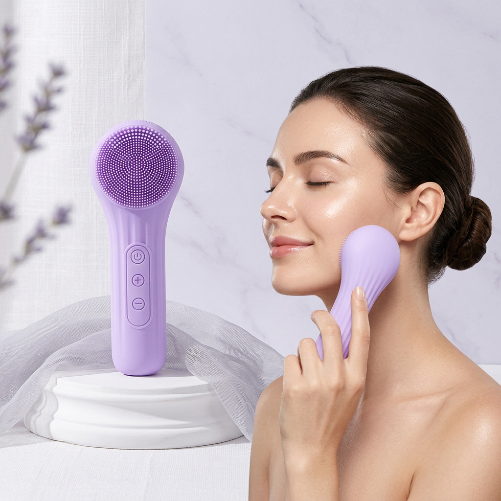 Brosse Nettoyante Visage en Silicone