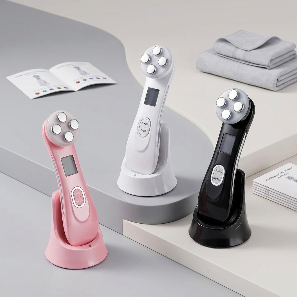 Appareil Lifting Facial 5-en-1 RF &amp; EMS